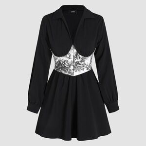 Corset Shirt Dress